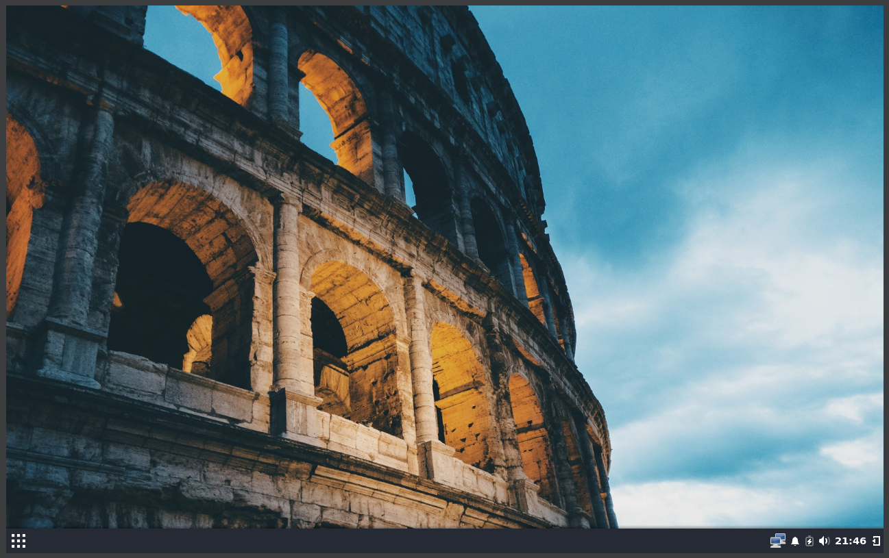 Running 'Budgie desktop'